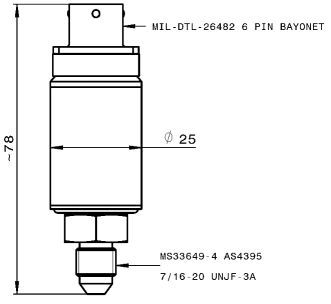 HI3000 High precision TEDS pressure transducer for aeropsace