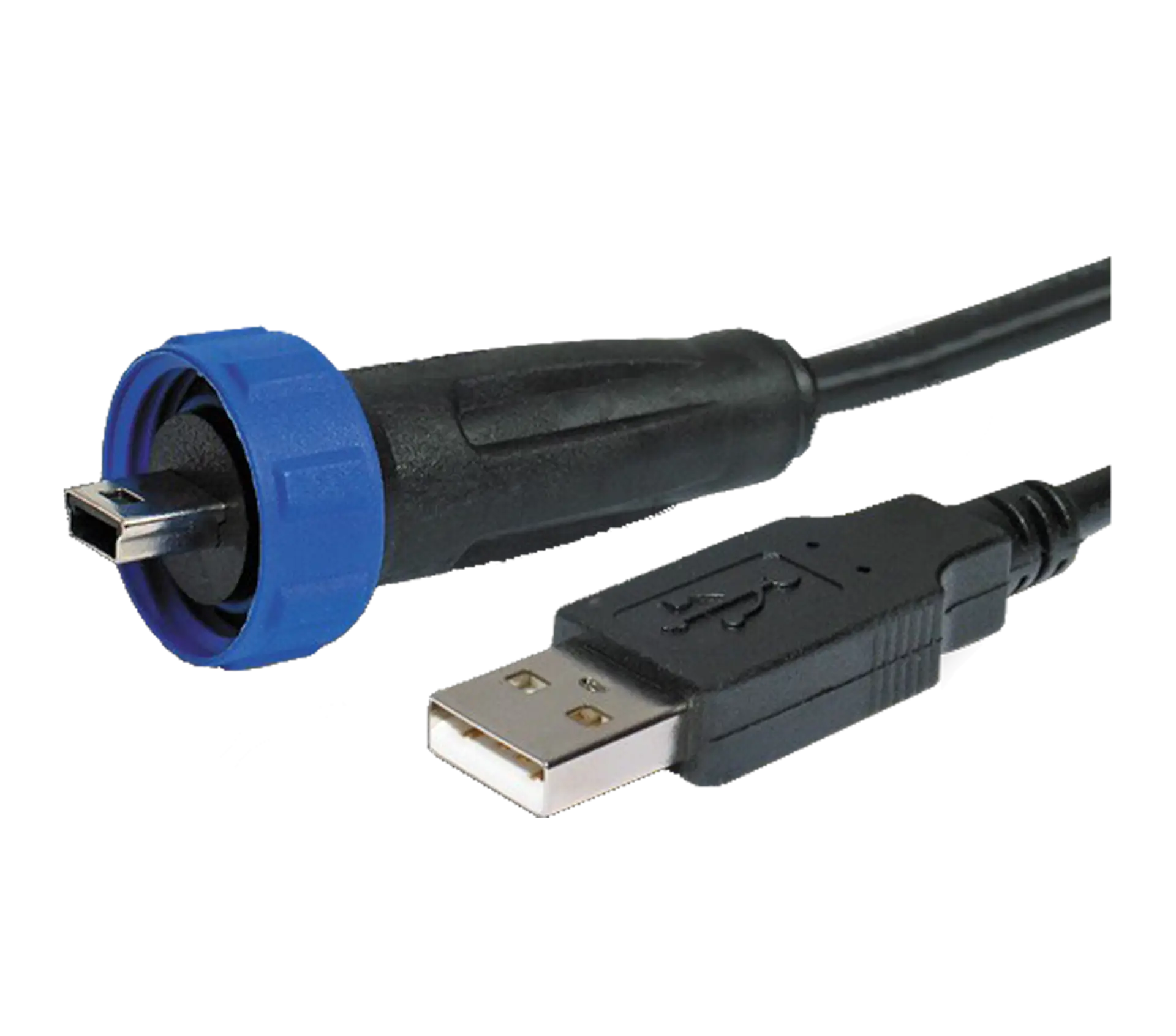 Dilwe câble Mini ISO Voiture Mini ISO 6Pin Connecteur Plug USB