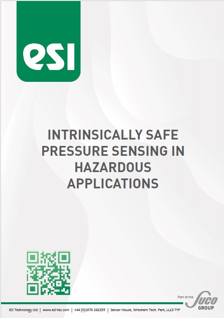 Intrinsically safe pressure sensing in hazardous applications