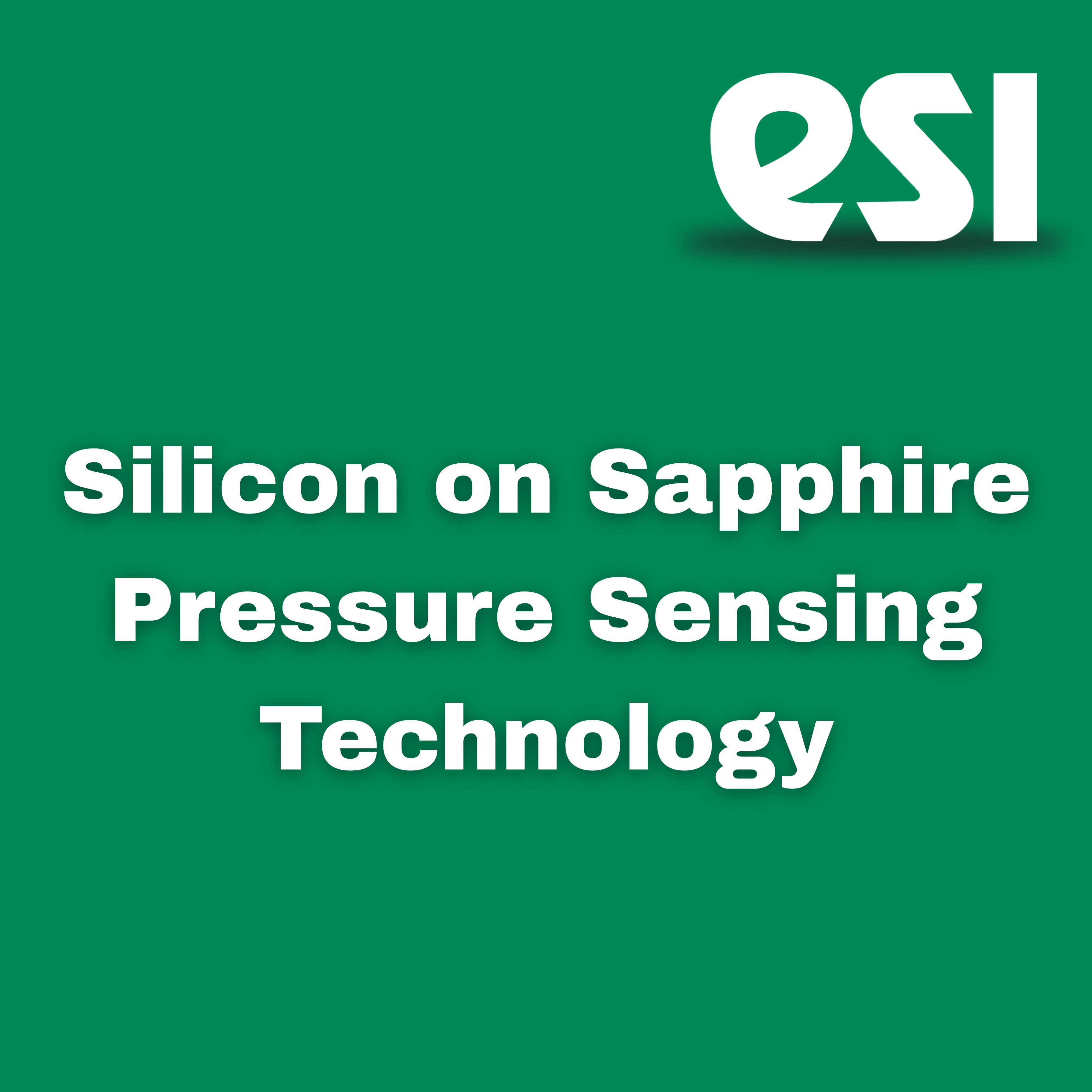 Silicon on Sapphire pressure sensing technology