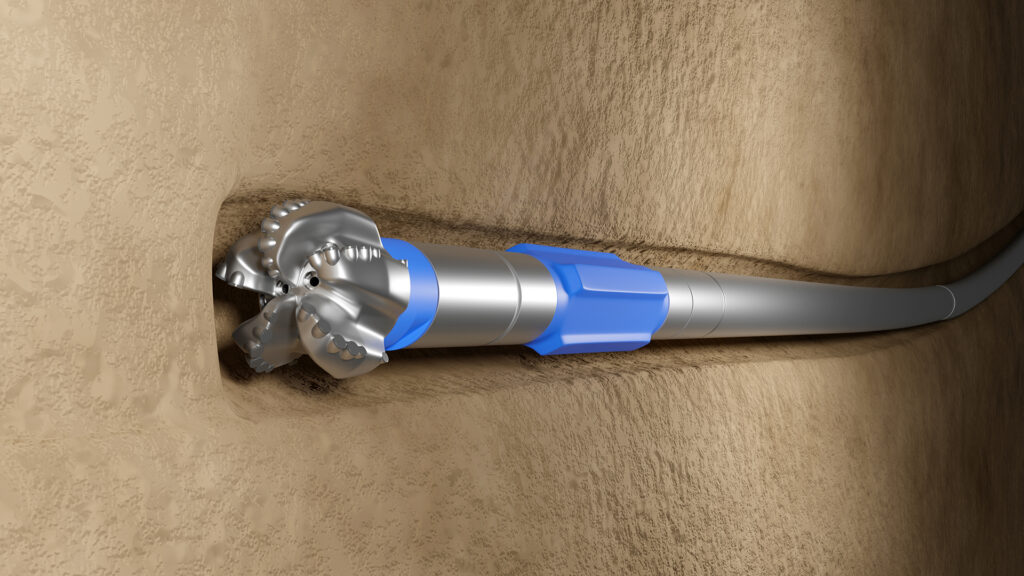 measuring drill-head lubricant pressure with HI5000 downhole pressure transmitter
