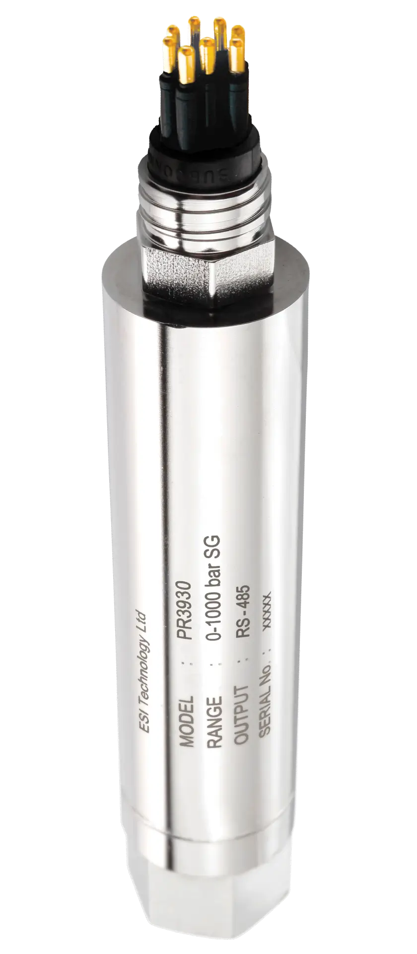 The Subsea Pressure Transmitter with RS-485 Interface or Modbus RTU