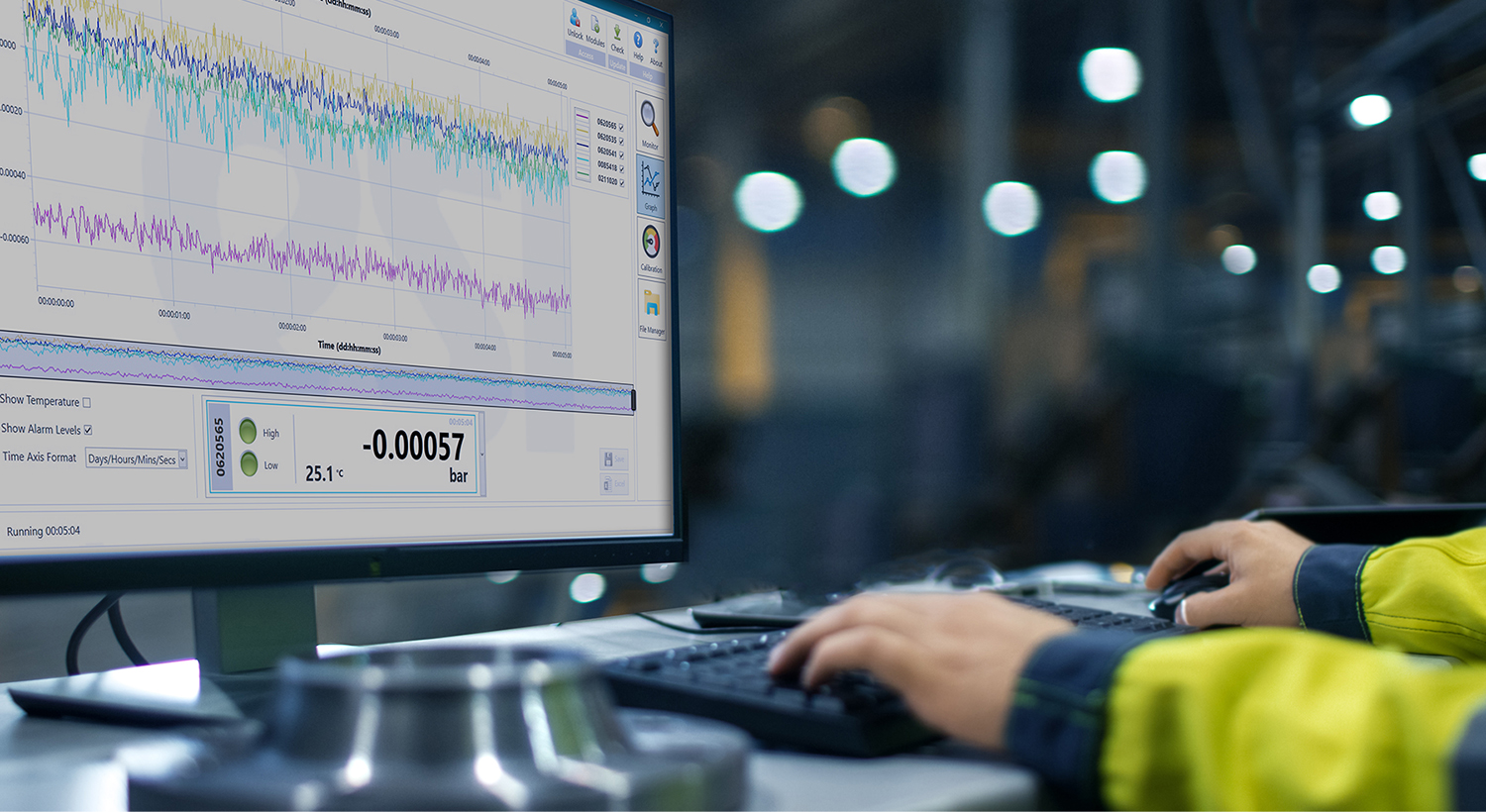 Digital pressure measurement software