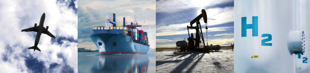 oil and gas, marine, aerospace, general industrial , hydrogen