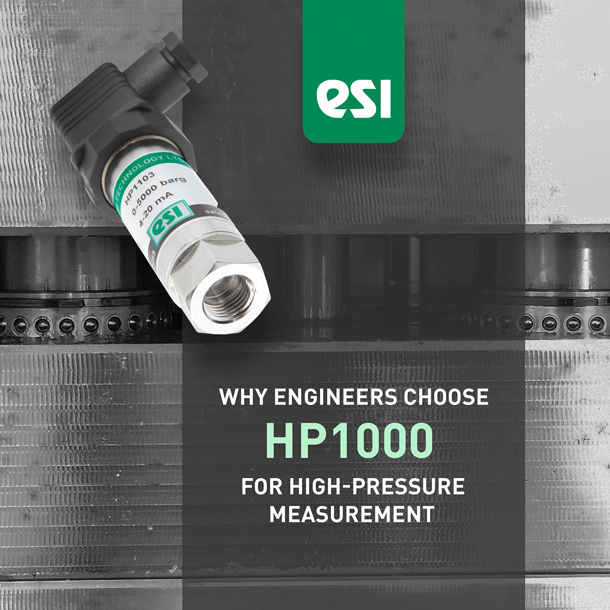 Why engineers choose the HP1000 for high-pressure measurement