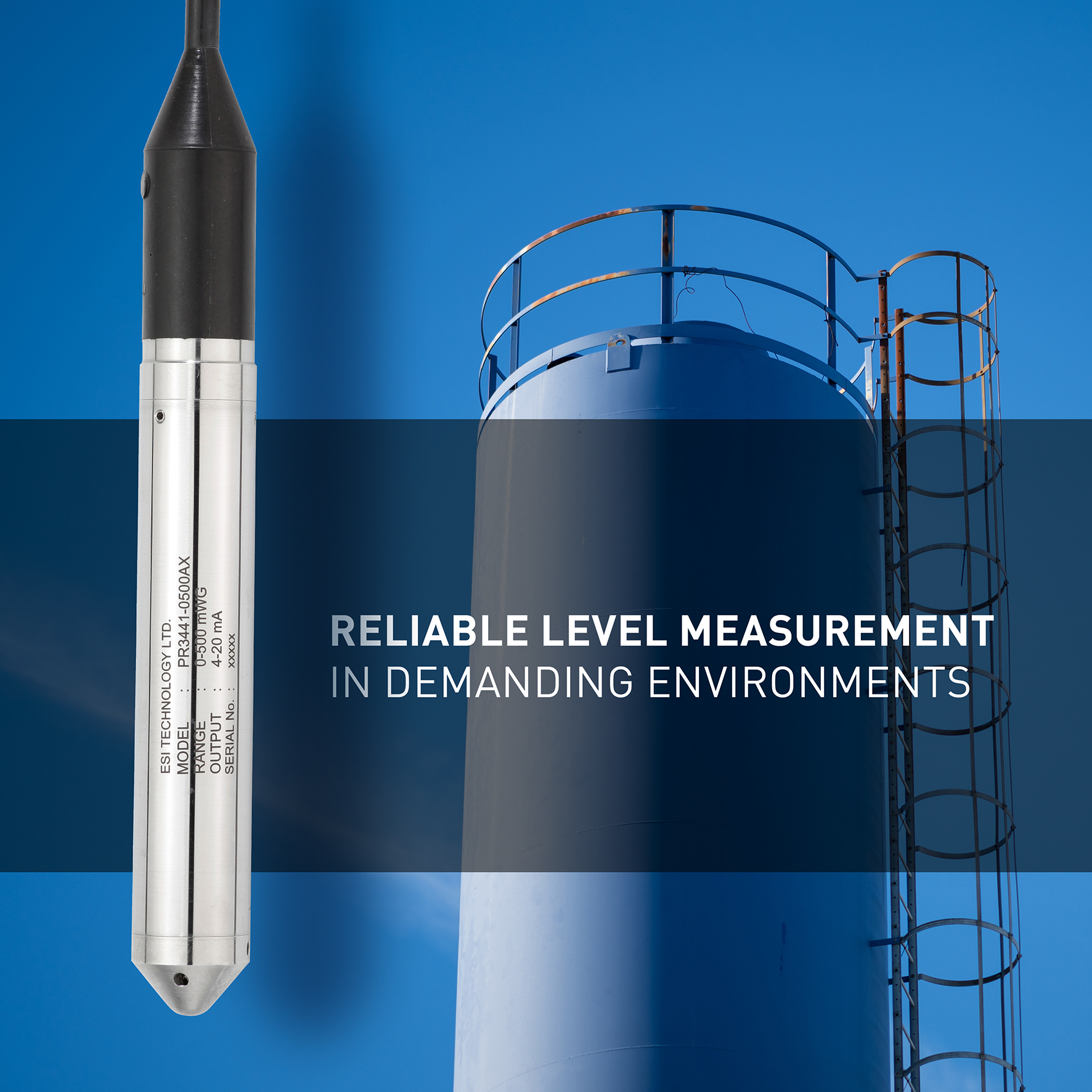 PR3441 Submersible Pressure Transmitter: Reliable Level Measurement in Demanding Environments
