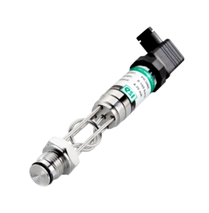 The PR3860 pressure transmitter for high temperatures with built in cooling coil and flush diaphragm for hygienic applications