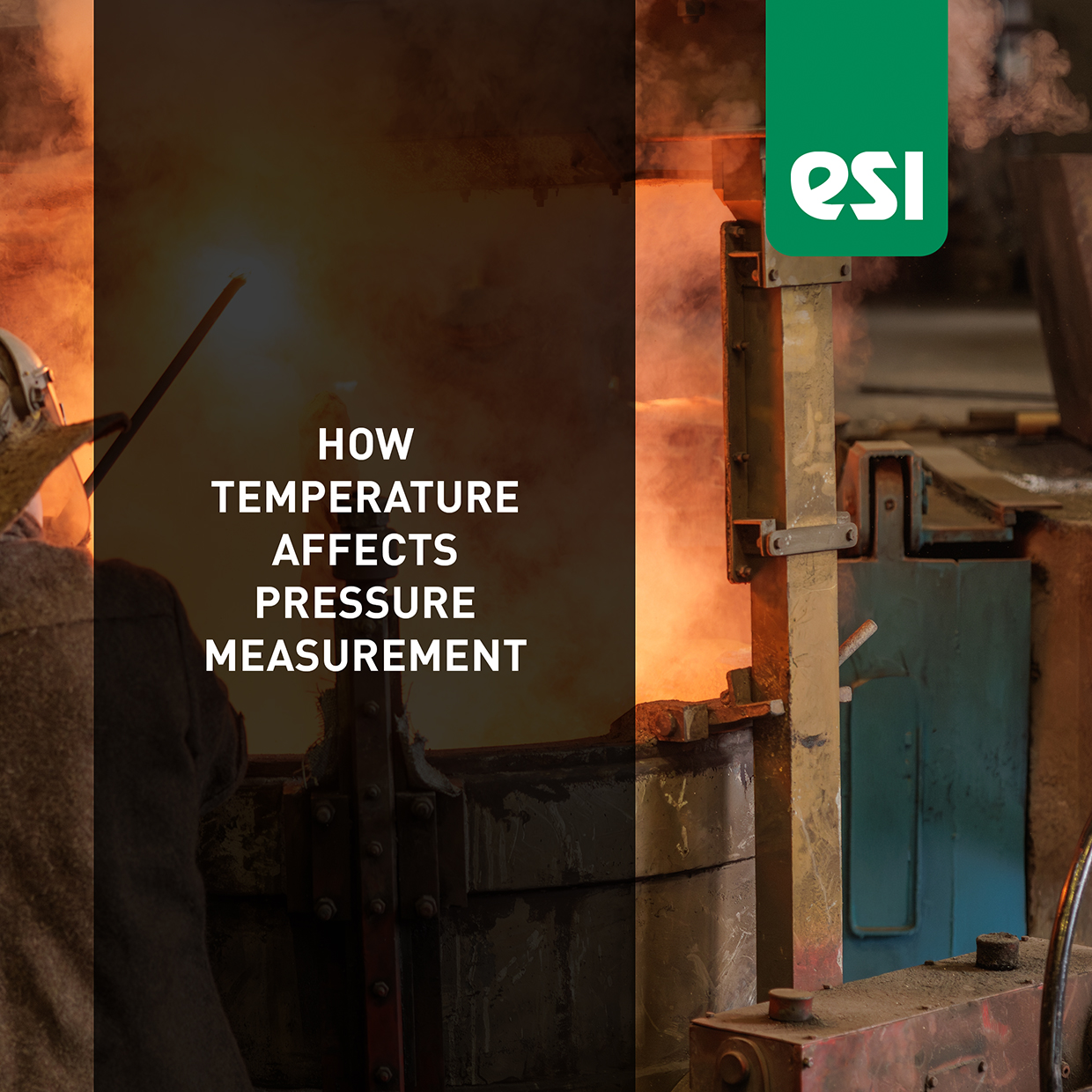 How does temperature affect pressure measurement?